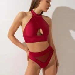 Shark Polewear Tanna Top - Wine All Pole Wear