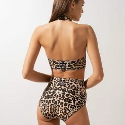 All Pole Wear Shark Polewear Tanna Top - Leopard