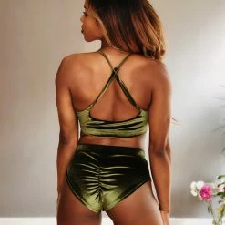 All Pole Wear REV ACTIV Gap Top - Olive Velvet