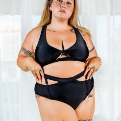 All Pole Wear Chantay Polewear Pretzel 2-way Top - Noir