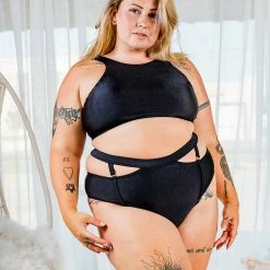 All Pole Wear Chantay Polewear Pretzel 2-way Top - Noir