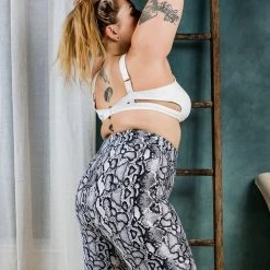 All Pole Wear Chantay Polewear Allegra Biker Shorts - Snake