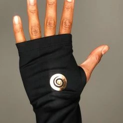 All Pole Wear Olra Activewear Long Sleeve Crop Top - Black