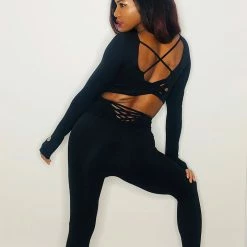 All Pole Wear Olra Activewear Signature Leggings - Black