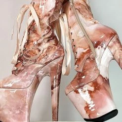 Shoes Hella Heels Renaissance 8inch Boots - Mercy