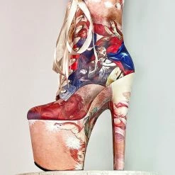 Hella Heels Renaissance 8inch Boots - Holier Than Thou Shoes