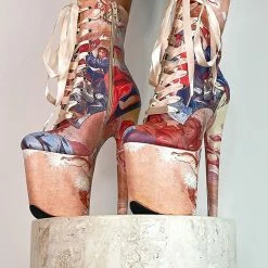 Hella Heels Renaissance 8inch Boots - Holier Than Thou Shoes