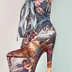 Shoes Hella Heels Renaissance 7inch Boots - Stairway To Heaven