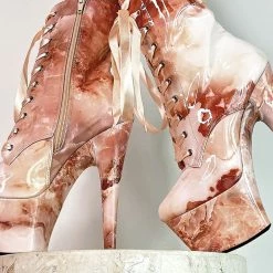 Shoes Hella Heels Renaissance 7inch Boots - Mercy