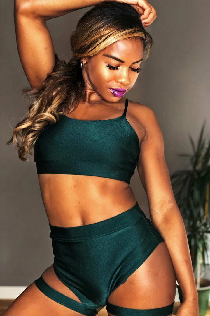 All Pole Wear REV ACTIV Eclipse Top - Bottle Green