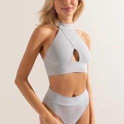 Shark Polewear Tanna Top - Light Grey All Pole Wear