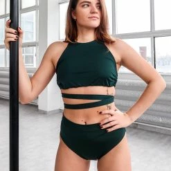 All Pole Wear REV ACTIV Second Skin Top - Bottle Green
