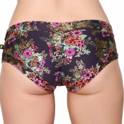 Cleo The Hurricane Gunmetal Garden Hot Pants