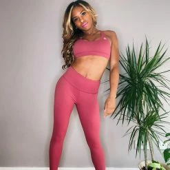 Olra Activewear Signature Leggings - Desert Rose All Pole Wear