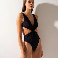 Bodysuits Shark Polewear Twist Bodysuit - Black