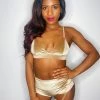 All Pole Wear Shimmy & Sparkle Rio Top - Golden Beige