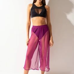 Shark Polewear Setka Mesh Flow Pants - Plum