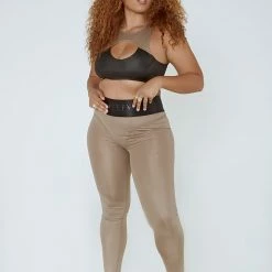 Creatures Of XIX Snatched Leggings - Mink