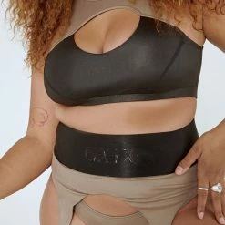 Creatures Of XIX Snatched Garter Bottoms - Mink