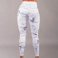 All Pole Wear Off The Pole Iconic Leggings - White Marble