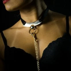 Accessories Rolling Choker Harness - Black
