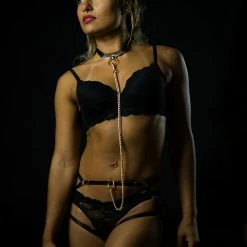 Accessories Rolling Choker Harness - Black