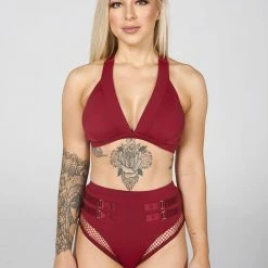 Tatiana Activewear Isla Top - Burgundy