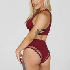 Tatiana Activewear Isla Shorts - Burgundy