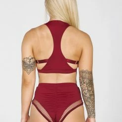 Tatiana Activewear Isla Shorts - Burgundy