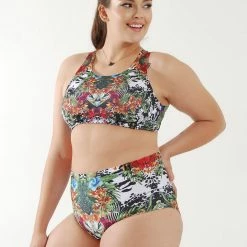 All Pole Wear Pole Addict Openback Top - Jungle