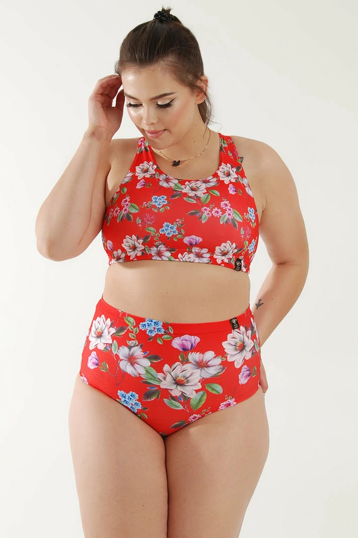 Pole Addict High Waisted Shorts - Just Blossom All Pole Wear