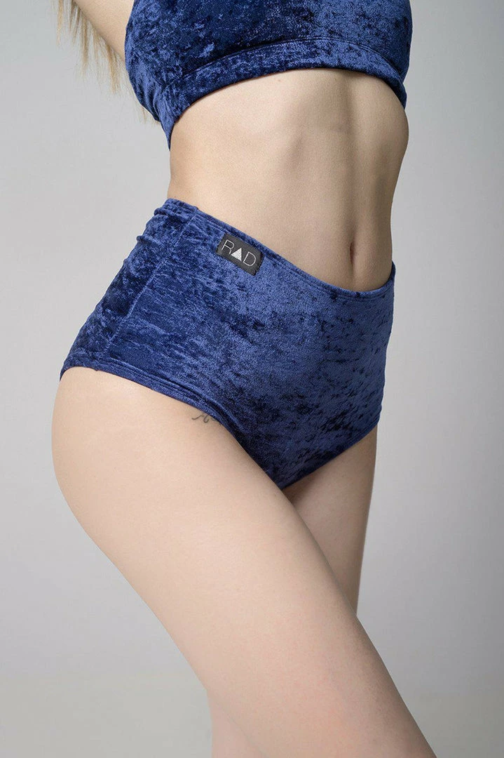 RAD Eve Shorts - Velvet Navy Blue All Pole Wear
