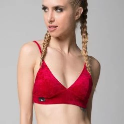 All Pole Wear RAD Monica Top - Velvet Red