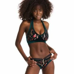 Bandurska Kamala Top - Floral Green