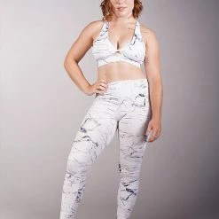 All Pole Wear Off The Pole Iconic Leggings - White Marble