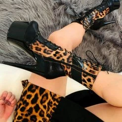 Shoes Hella Heels EmpireKicks 7inch Boots - Black