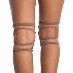 Accessories Poledancerka Grippy Kneepads - Nude 02 (with Pocket)