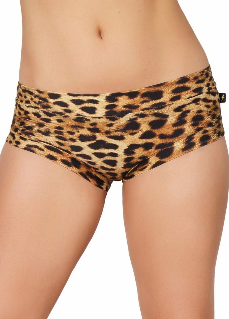 All Pole Wear Cleo The Hurricane Hot Pants - Leopard