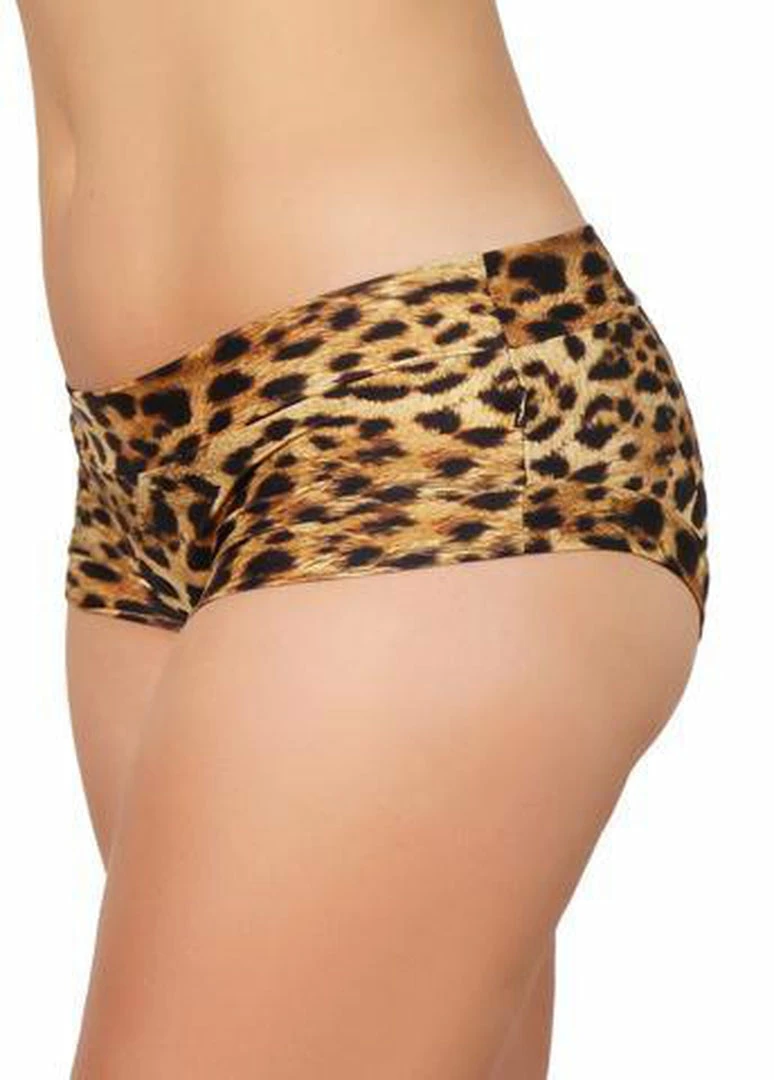 All Pole Wear Cleo The Hurricane Hot Pants - Leopard