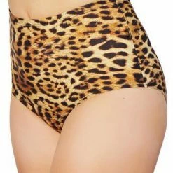 Cleo The Hurricane Leopard High Waisted Shorts