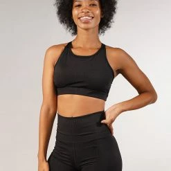 Off The Pole Lifestyle Sports Bra - Black Gator
