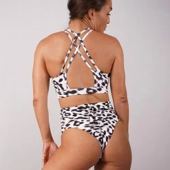 Off The Pole Lifestyle Sports Bra - Leopard All Pole Wear