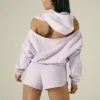Plus Size Pole Wear Creatures Of XIX Droptop Zip Hoodie - Lilac