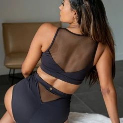 Lunalae Addison High Waisted Bottoms - Recycled Black