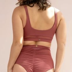 All Pole Wear Lunalae Dahlia Top - Recycled Dusty Rose