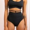 Lunalae Kimmy High Waist Bottoms - Recycled Black All Pole Wear