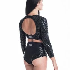 Paradise Chick Superhero Ultra Grip Shorts - Black Leopard