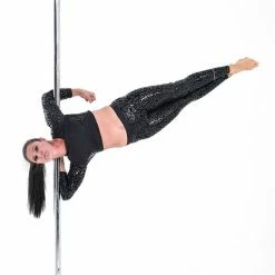 Paradise Chick Superhero Series Ultra Grip Leggings - Black Leopard