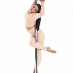 Paradise Chick Superhero Series Ultra Grip Leggings - Beige Leopard