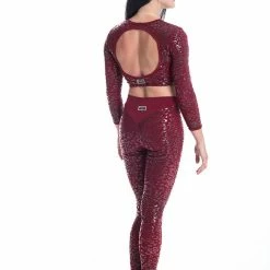 Paradise Chick Superhero Series Ultra Grip Leggings - Cherry Leopard